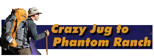 Crazy Jug to Phantom Ranch backpack trip