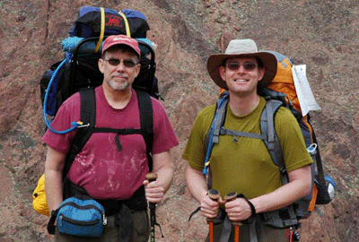 Bill & Dennis at Phantom Ranch Overlook