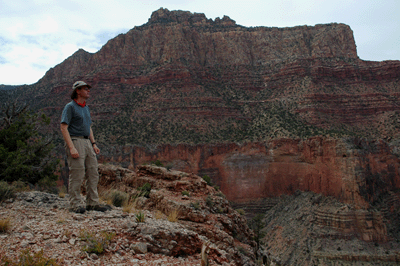 Bill taking in the view