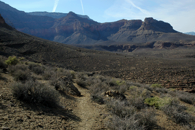 Entering Cremation Creek Canyon