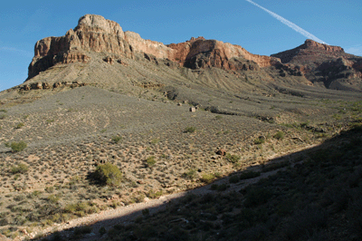 Pattie Butte awash in the late afternoon sun