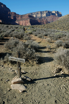 Beginning the last leg of the hike to Indian Garden