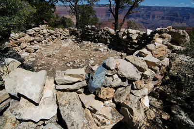 Ruins at the South Bass Trailhead parking