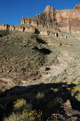 Approaching the head of Jade Canyon