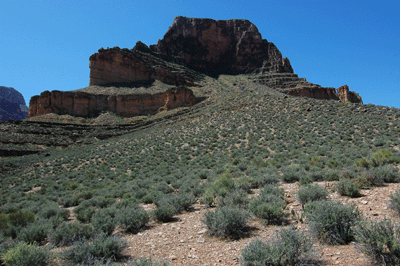 Looking towards the Redwall arm below Castor Temple