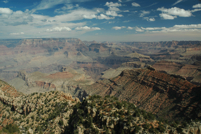 Grandview's route to Horseshoe Mesa