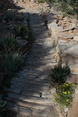 An old section of the Hermit Trail