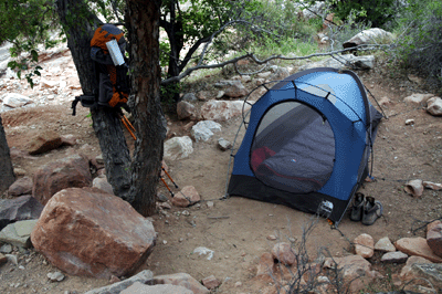 Campsite at Horn Creek