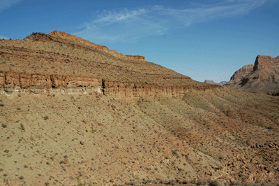 Salt deposits in the Tapeats