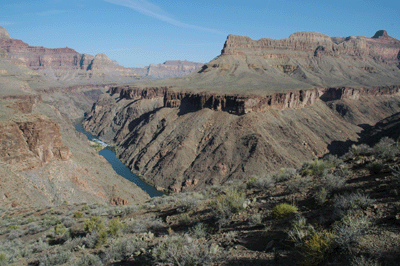 Looking downstream toward Hermit Rapids