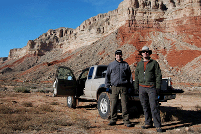 Dennis and Bill at the trailhead