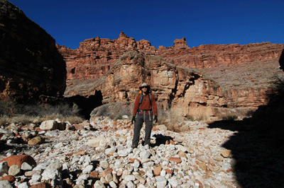 Bill in Kanab Creek Canyon