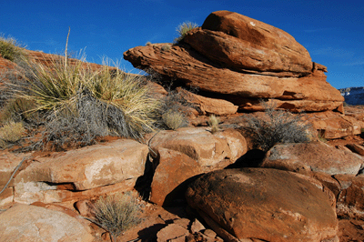 Rock formations on the Esplanade