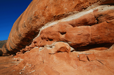 Rock formation in the Esplanade