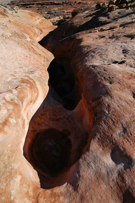 Potholes in the Esplanade