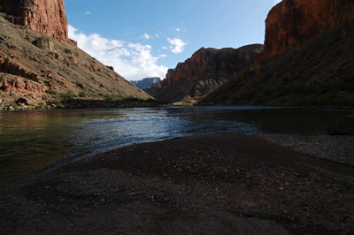 The mouth of Malgosa empties into the Colorado