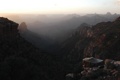 Sunrise over Nankoweap Canyon