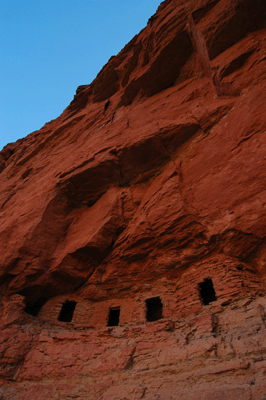 The granaries at Nankoweap