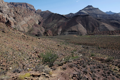 Approaching Nankoweap Creek