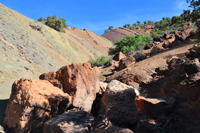 The upper section of the Nankoweap Saddle drainage