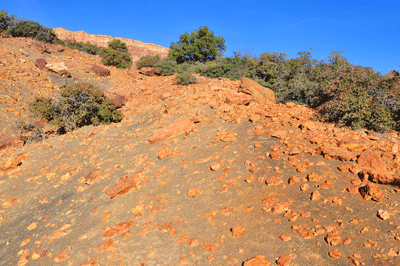 Nearing Nankoweap Saddle