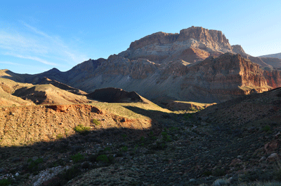 Looking northeast toward Nankoweap Mesa