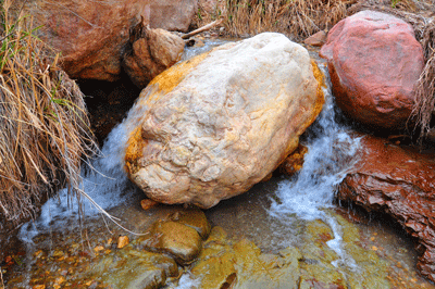 One of many small falls in Lava Creek