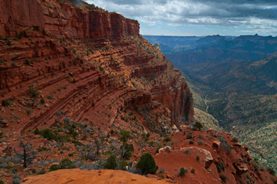 A view along the Supai through Nankoweap Canyon