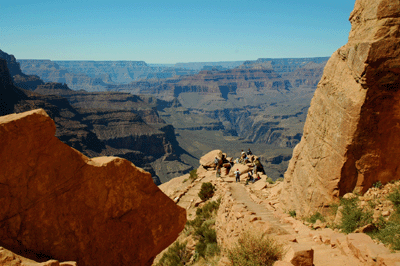 More hikers at Ooh Ahh Point