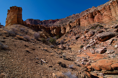 Below the Redwall on Tanner trail