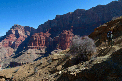 Looking toward Comanche Point from Tanner trail