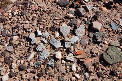 Pot sherds at Basalt