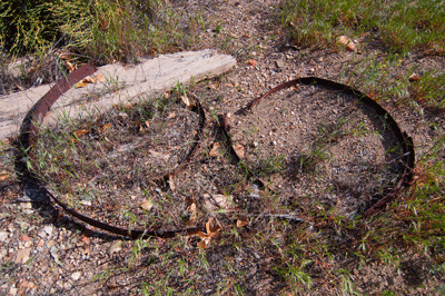 Barrel hoops at the Still Spring site