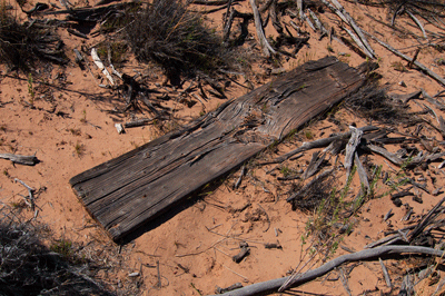 More debris near the river