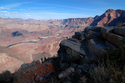 The view from the Redwall overlook