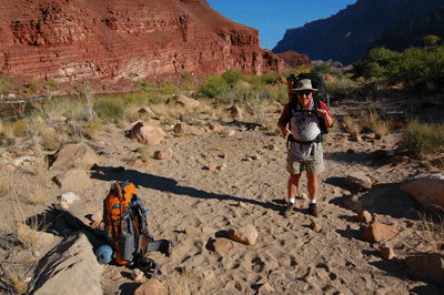 Leaving Comanche Creek beach