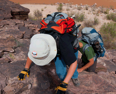 Climbing the Papago Wall