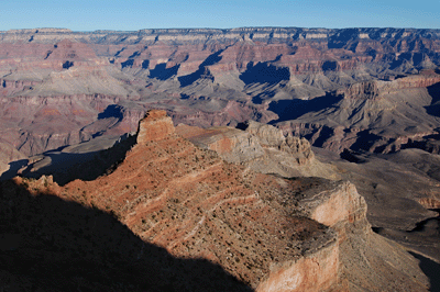 A view toward O'Neill Butte from Ooh Ahh Point