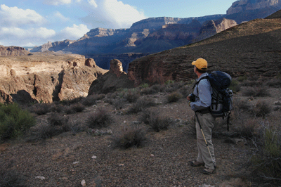 Looking across the Colorado River toward the Battleship and O'Neill Butte