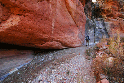 Hiking the east arm narrows