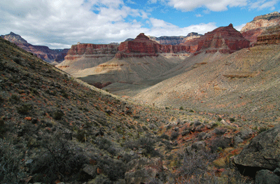 A view toward Thor Temple